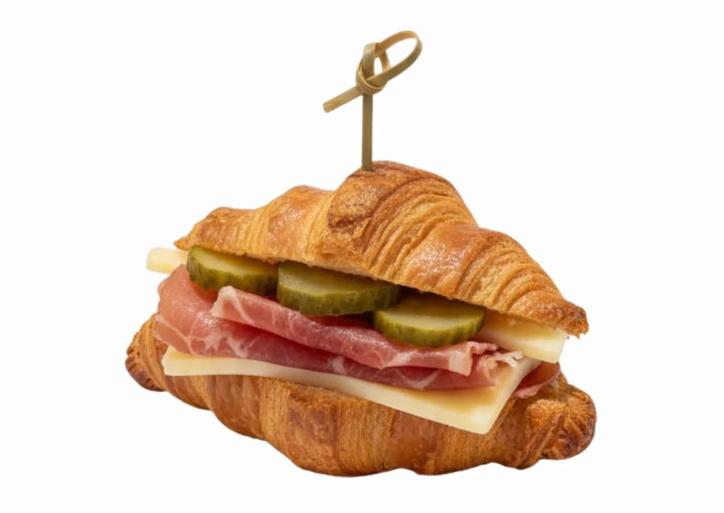 Mini Croissant Cocktail de Jamón Serrano – Caja de 20 unidades