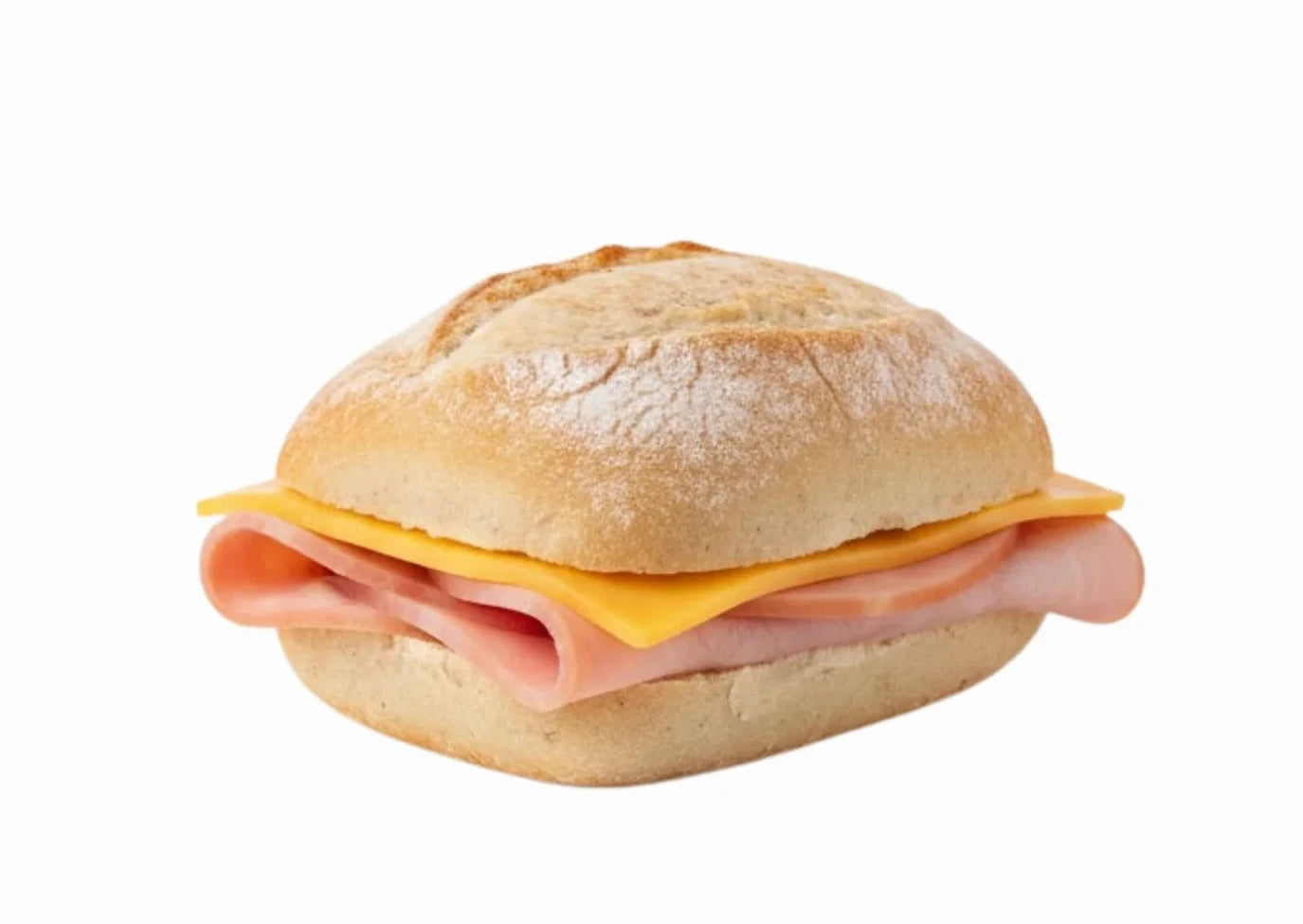 Mini Sándwich Cocktail en Pan Ciabatta con Jamón y Queso – Caja de 20 unidades
